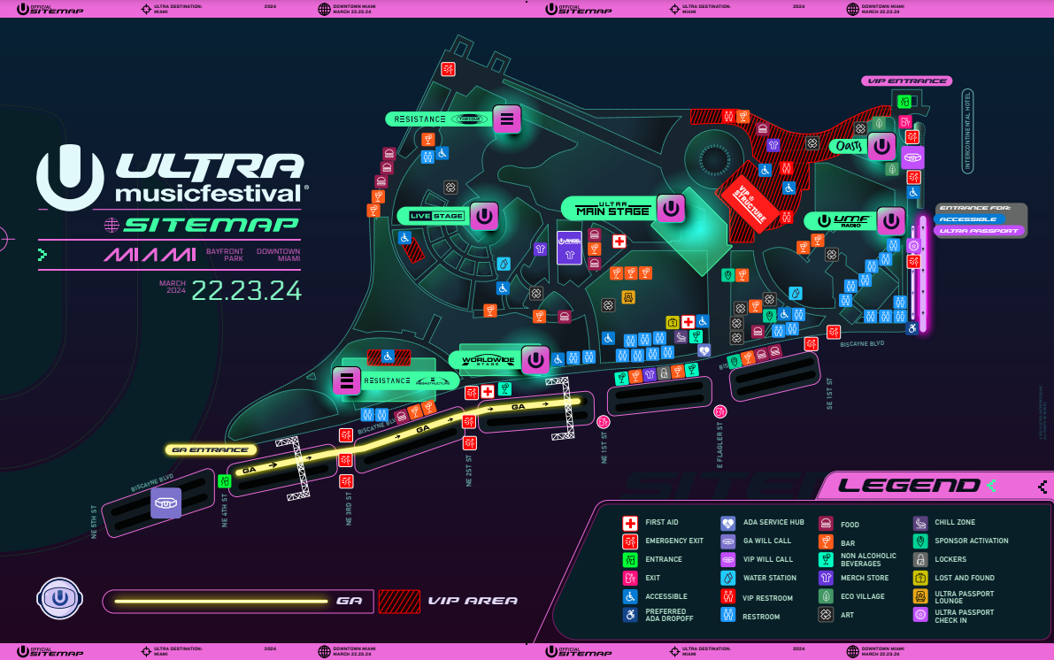 2025 Ultra Music Festival at Bayfront Park