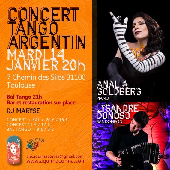 Concert - Bal Tango Argentin \u00e0 Toulouse