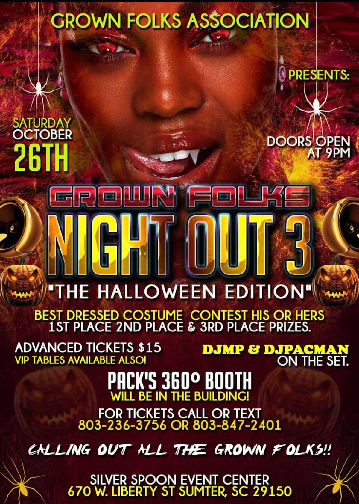 GROWN FOLKS NIGHT OUT 3 "THE HALLOWEEN EDITION"