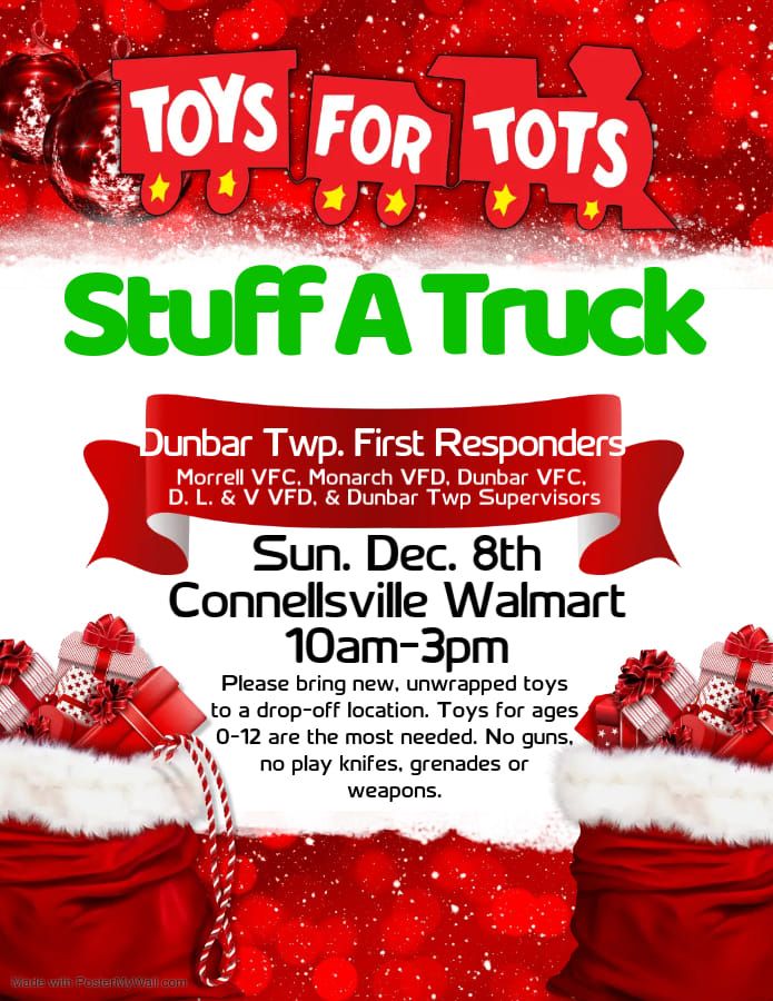 TOYS FOR TOTS stuff a bus \/ truck 