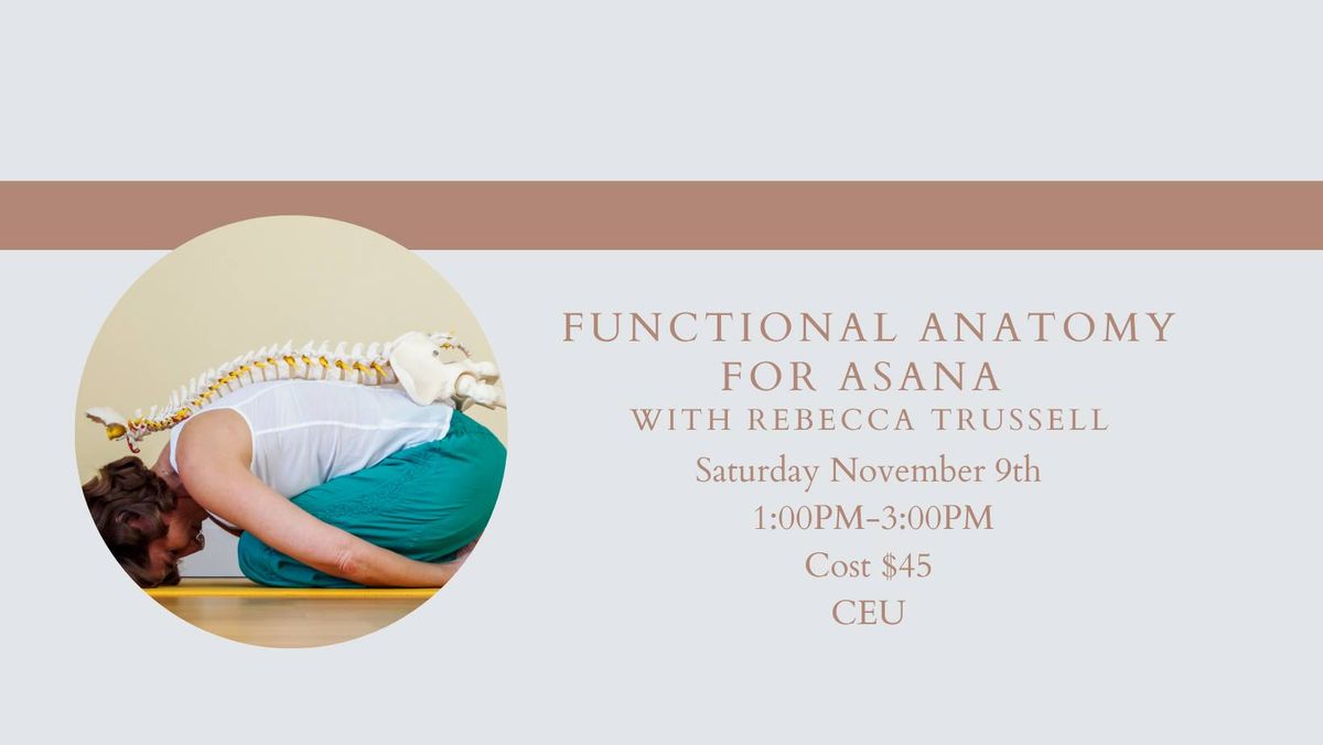 Functional Anatomy For Asana 