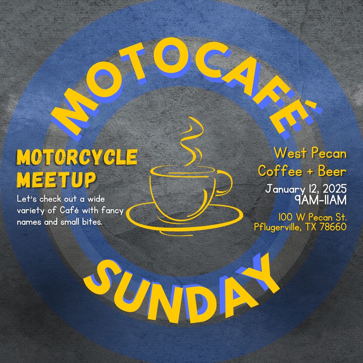 MotoCaf\u00e9 Sunday