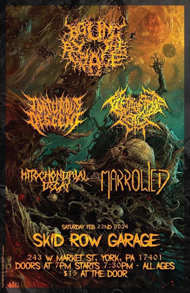 Bound by the Grave, Mitochondrial Decay, Marrowed, Flesh of the Lotus, Torturous Descent at SRG