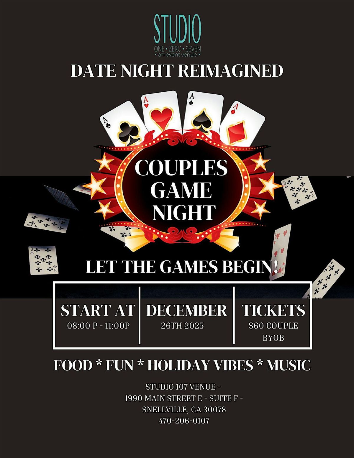 DATE NIGHT REIMAGINED  - AN INTIMATE COUPLES GAME NIGHT