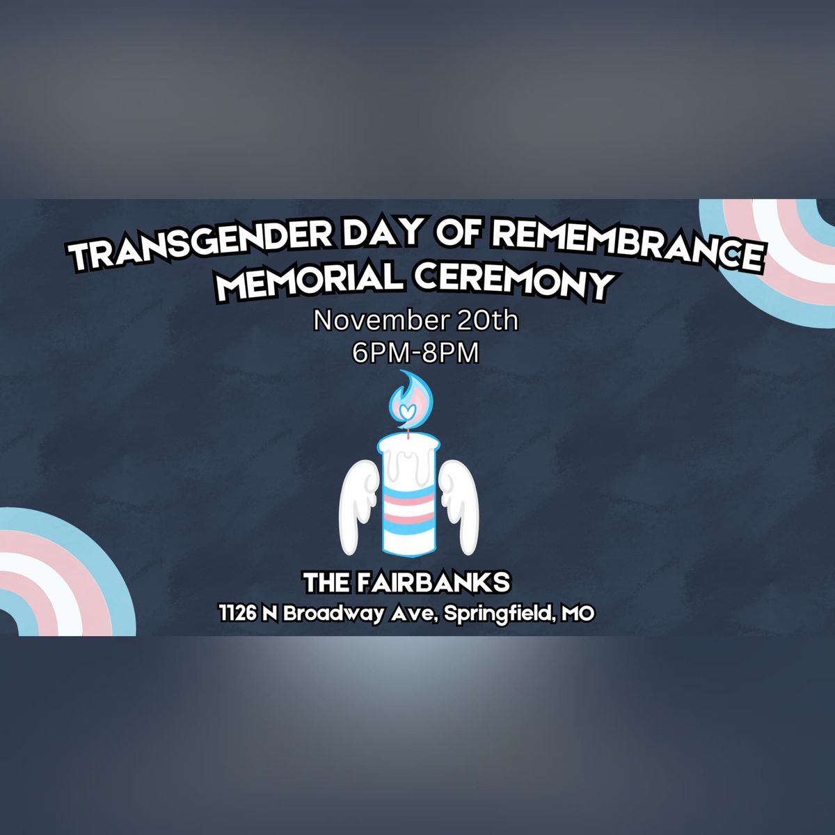 Transgender Day of Remembrance Memorial Ceremony