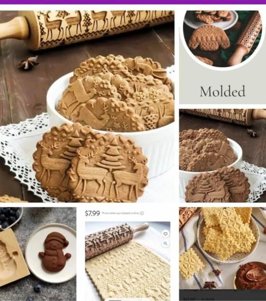 Roll Your Own Embossed Cookies w Monica