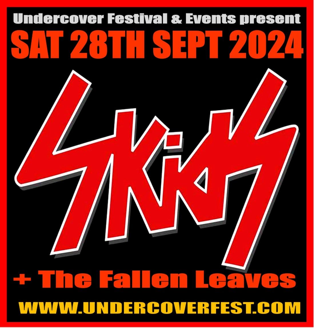 SKIDS + support THE FALLEN LEAVES go Undercover in Guildford