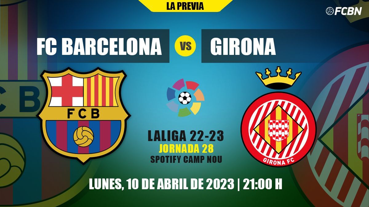 FC Barcelona vs Girona FC at Estadi Olimpic Lluis Companys