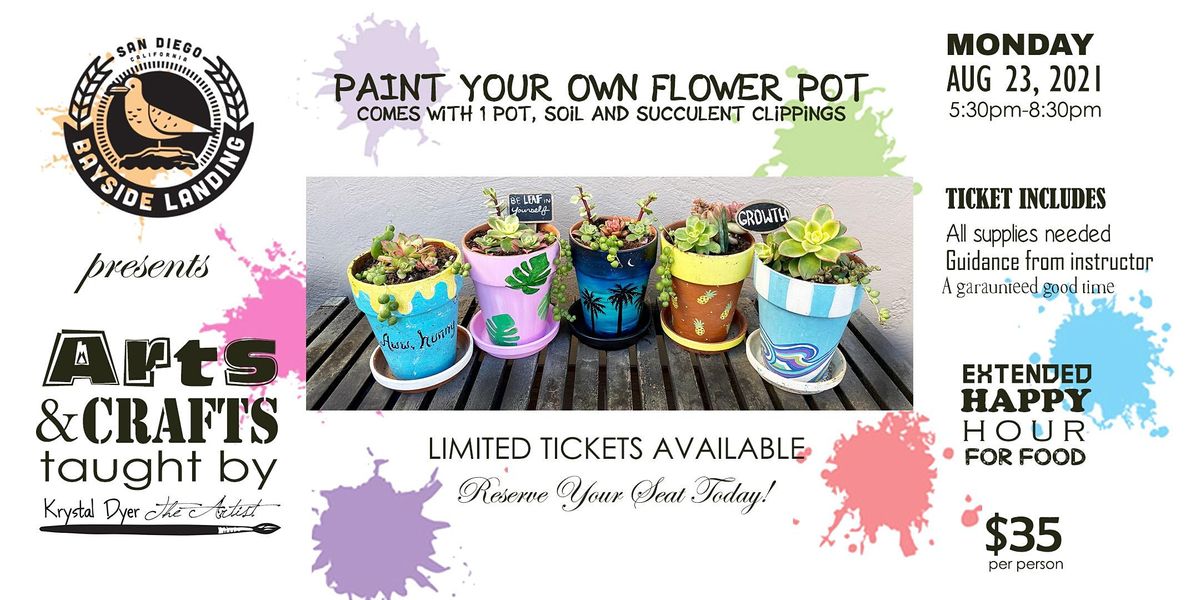 Paint Your Own Flower Pot