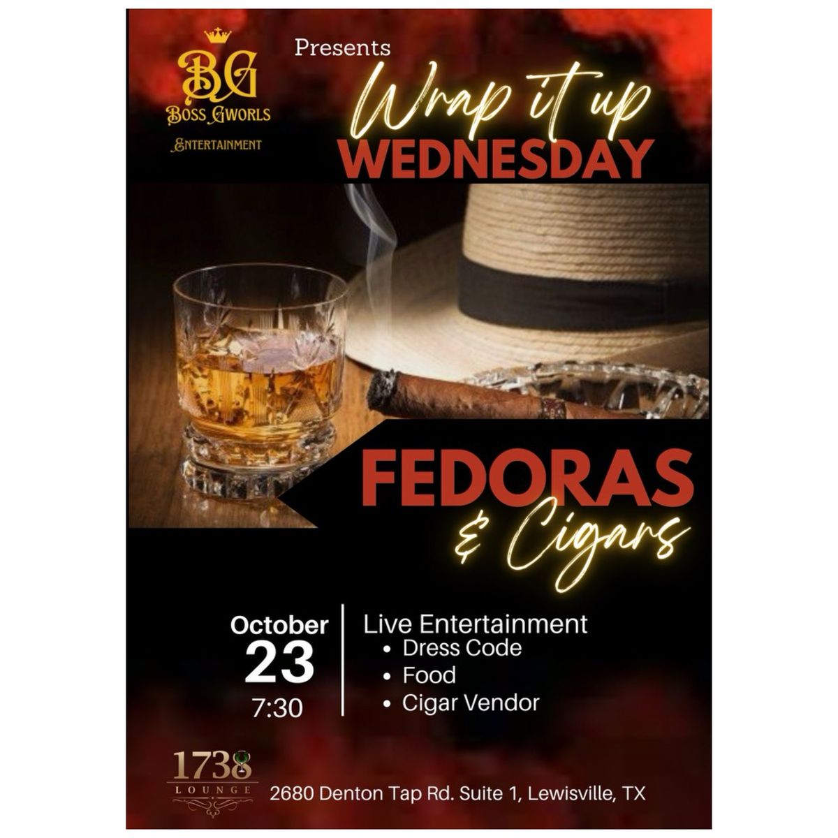 \u201cWrap It Up Wednesdays\u201d Fedoras and Cigars \u203c\ufe0f