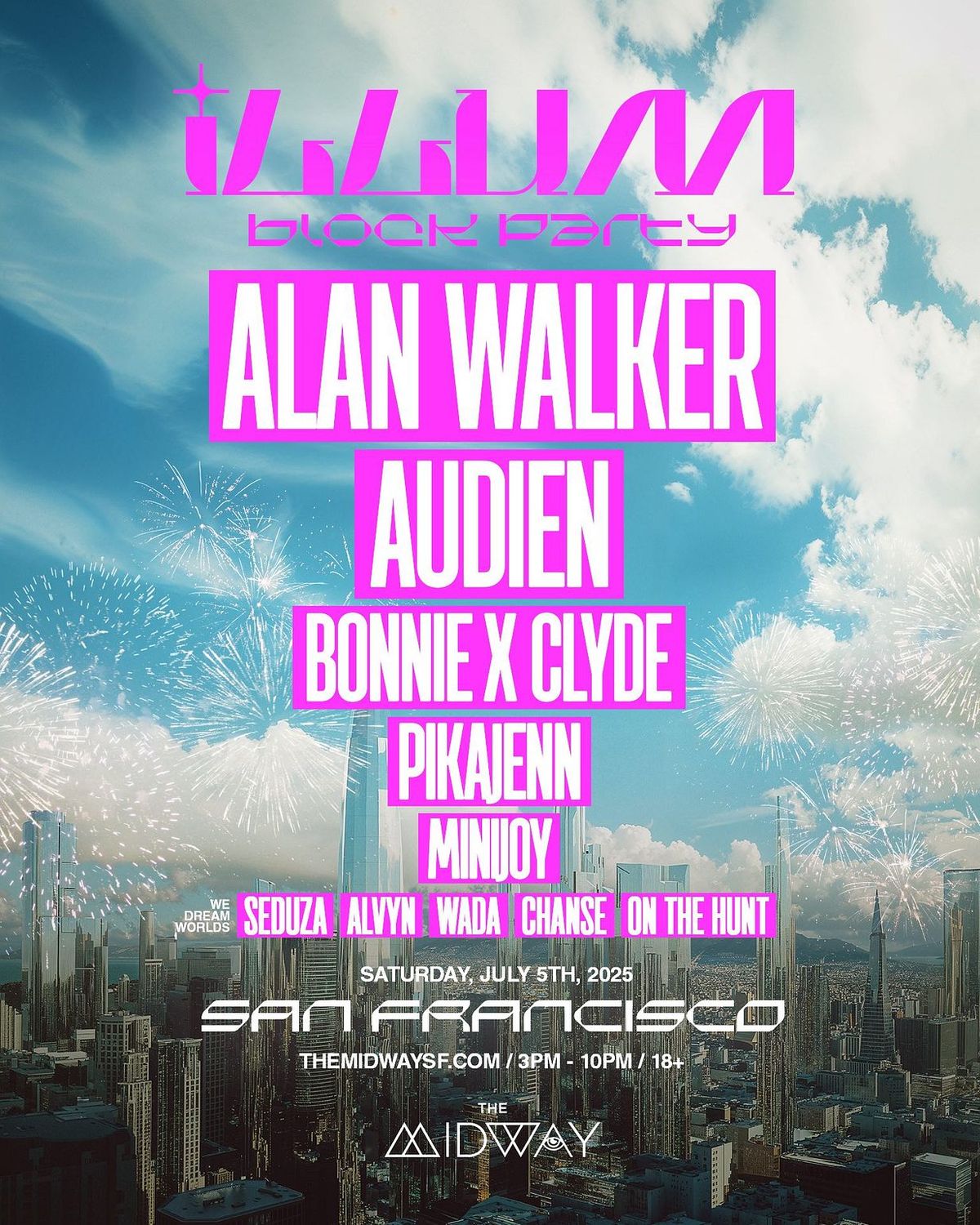 ILLUM Block Party - Alan Walker at The Midway - San Francisco