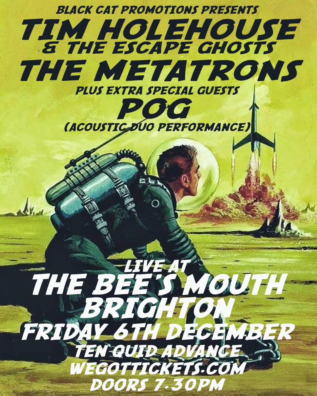 Tim Holehouse \/ The Metatrons \/ Pog @ The Bee's Mouth, Hove 6\/12\/24