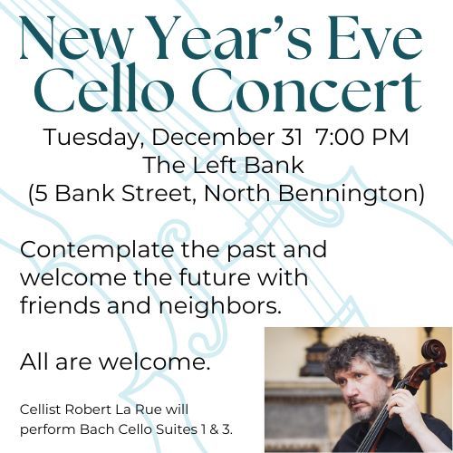 New Year's Eve Cello Concert with Robert La Rue