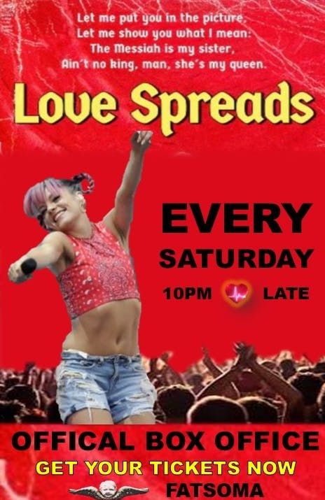 Love Spreads ~ Every Saturday 