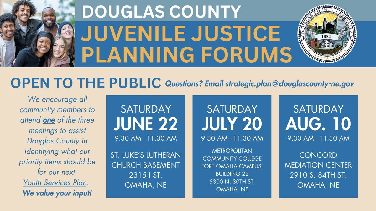 Juvenile Justice Planning Forum - July 20, 2024