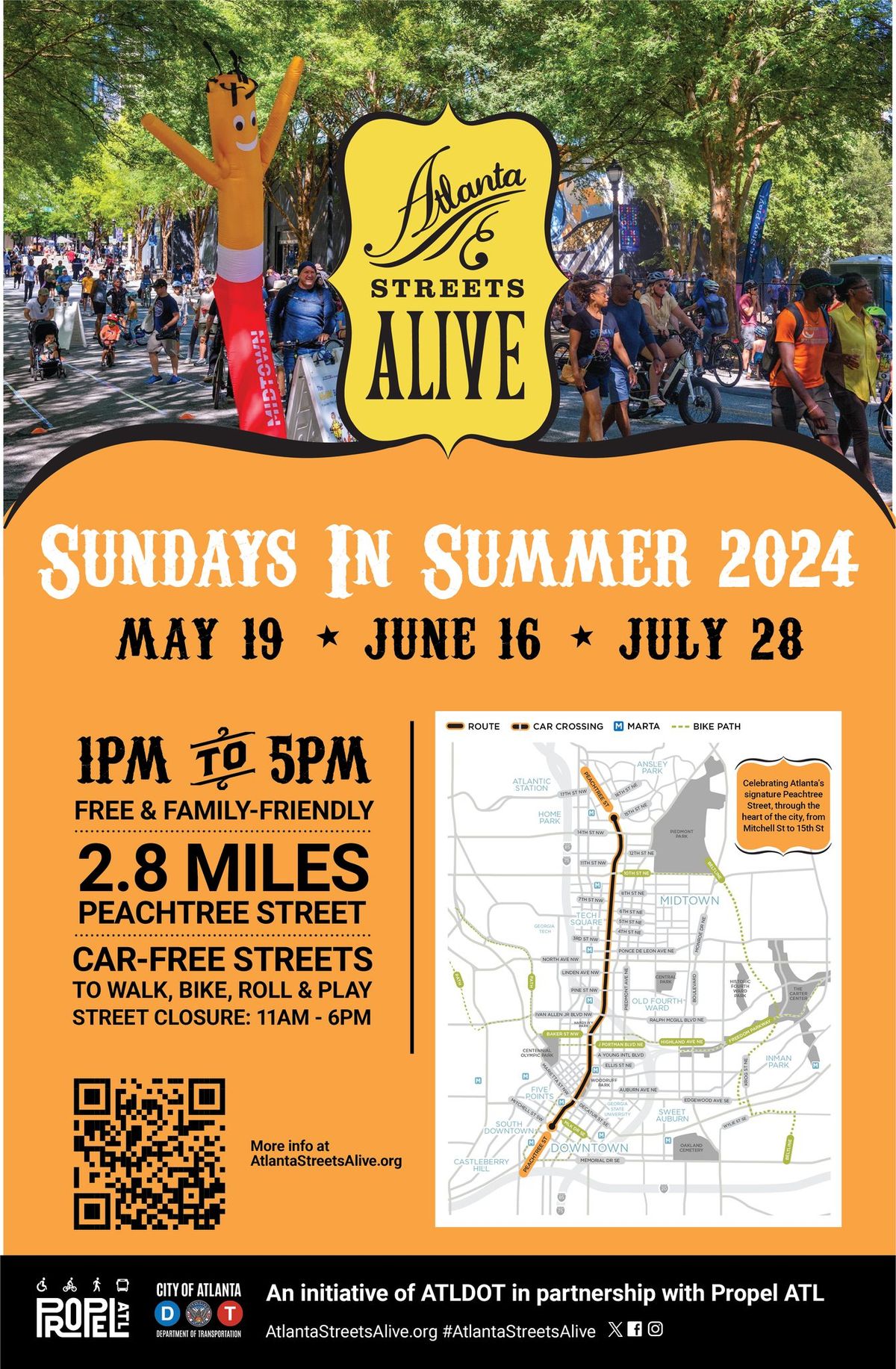 Atlanta Streets Alive: back for 2024!