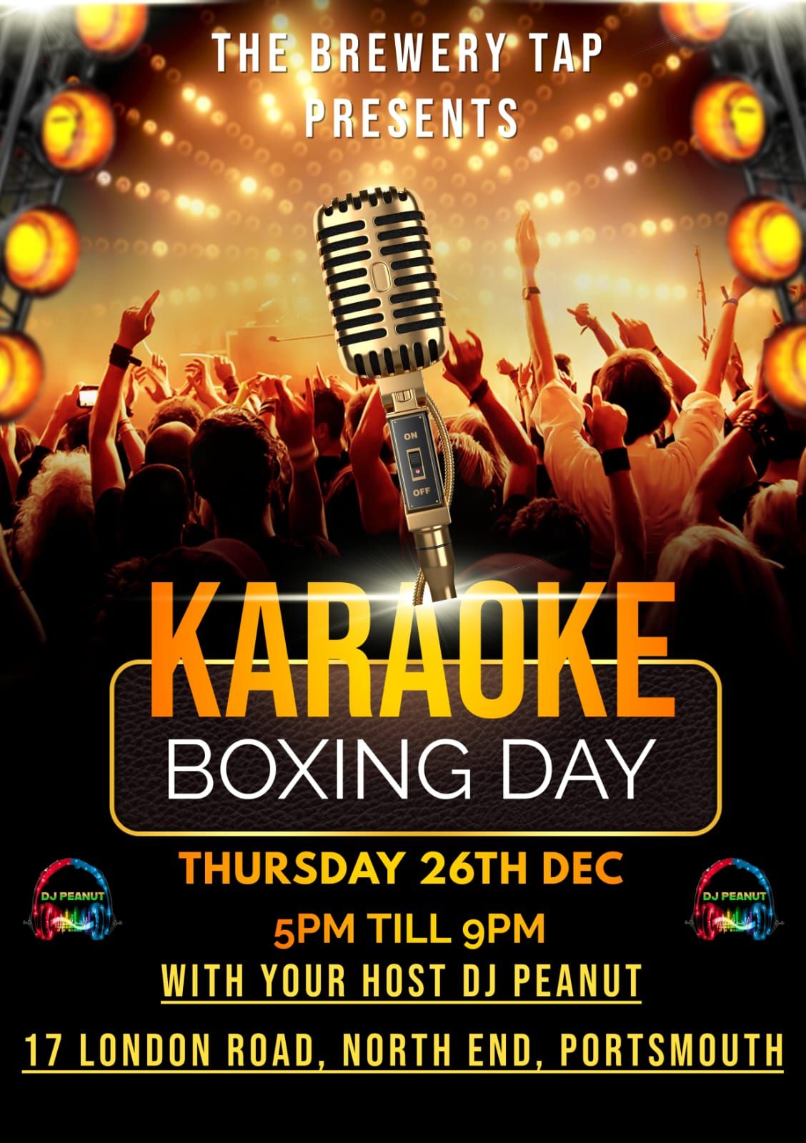 Boxing day Karaoke- With DJ Peanut