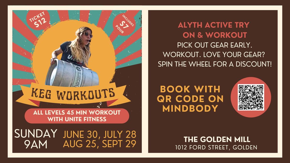 Keg Workout with Unite Fitness at The Golden Mill with Alyth Active Try On!