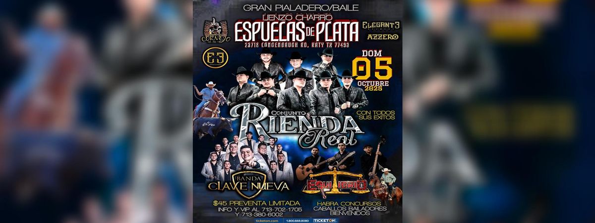 CONJUNTO RIENDA REAL, BANDA CLAVE NUEVA & MAS 