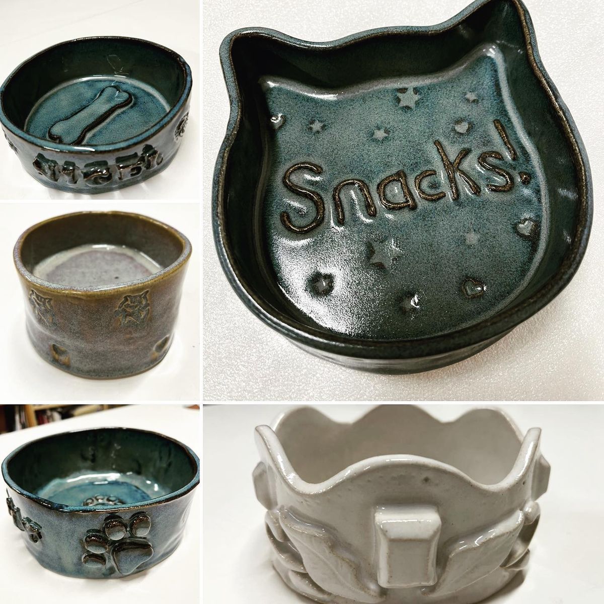 Pottery - Pet Bowls