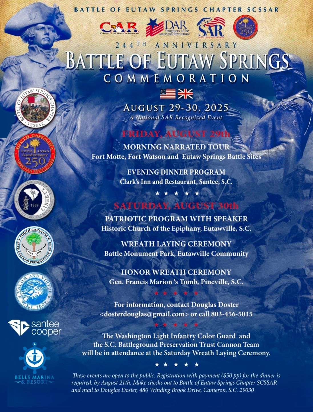 Battle of Eutaw Springs Commemoration 2025