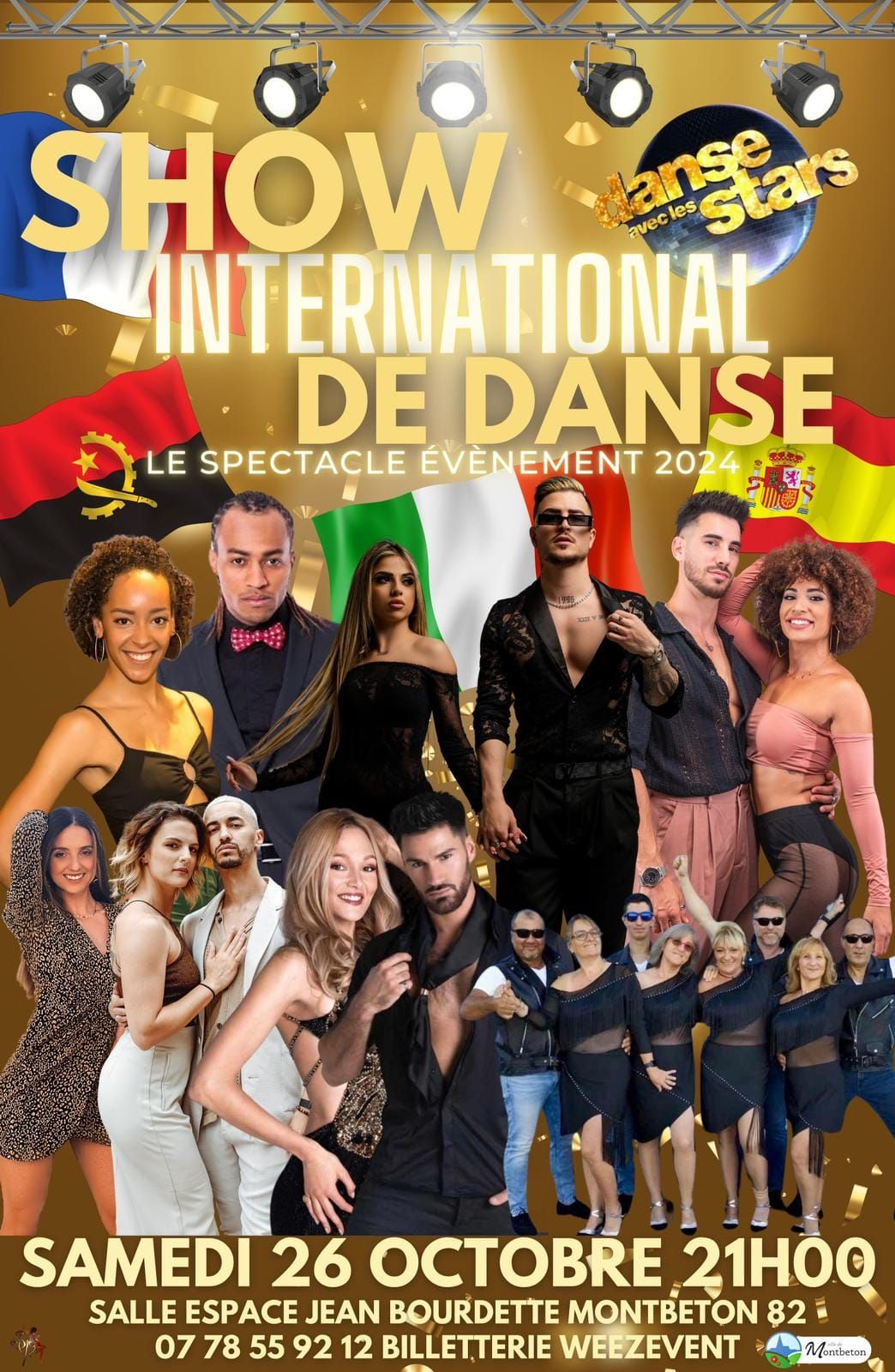 \ud83e\udea9SHOW INTERNATIONAL DE DANSE \ud83e\udea9 samedi 26 octobre \u00e0 Montbeton 