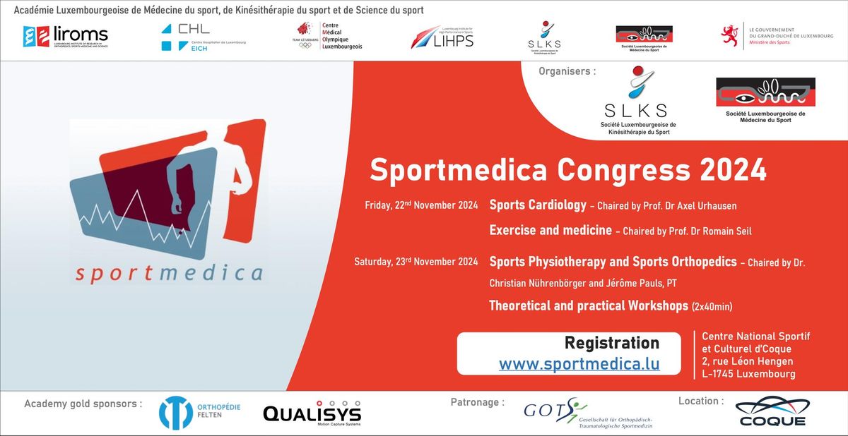 Sportmedica Congress - Luxembourg 2024