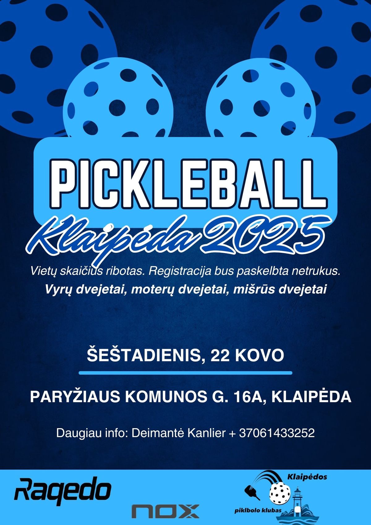 Pickleball Klaip\u0117da 2025