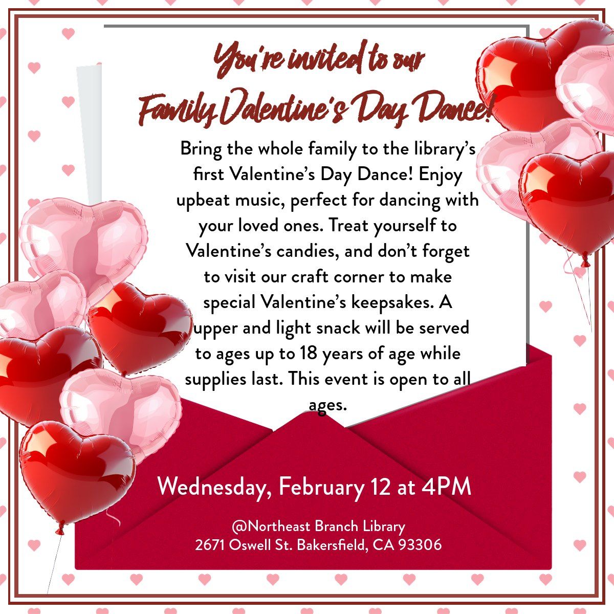 Family Valentine's Day Dance