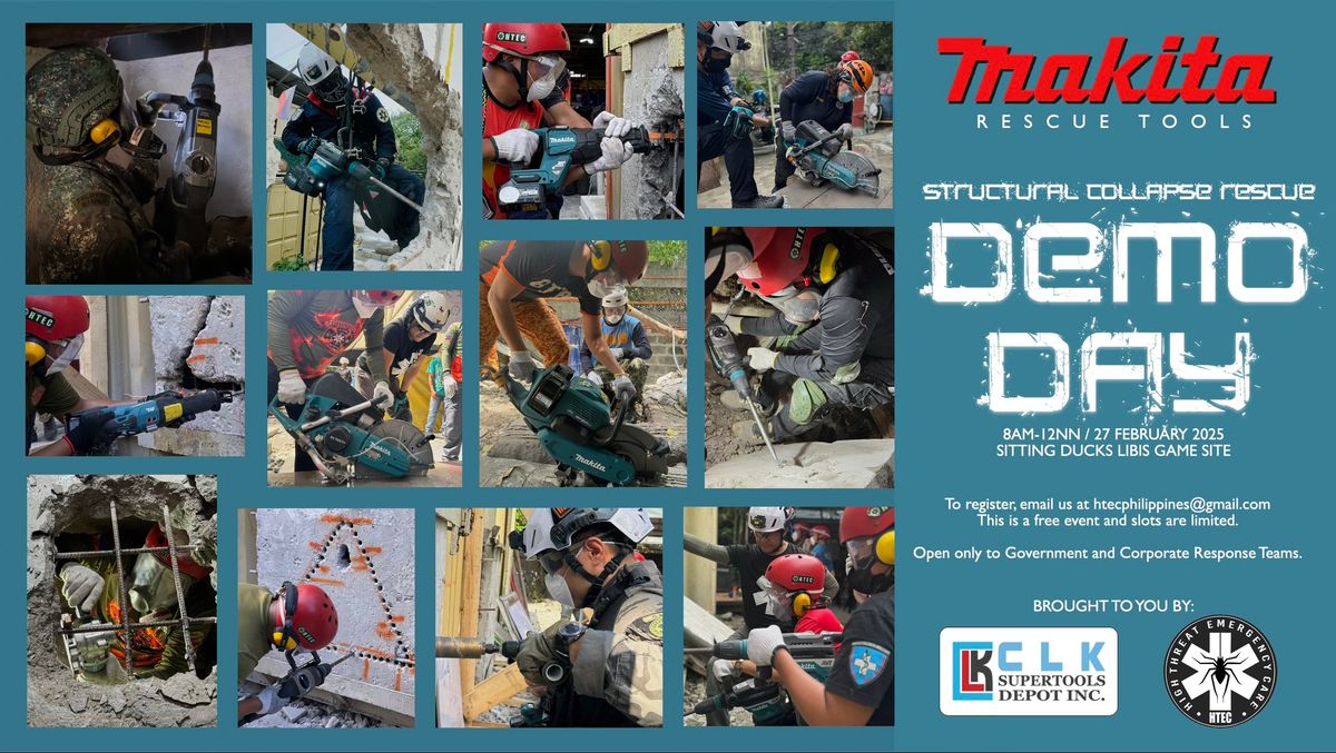 Makita Cordless Rescue Tools Demo Day