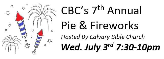 CBC's Pie & Fireworks 2024