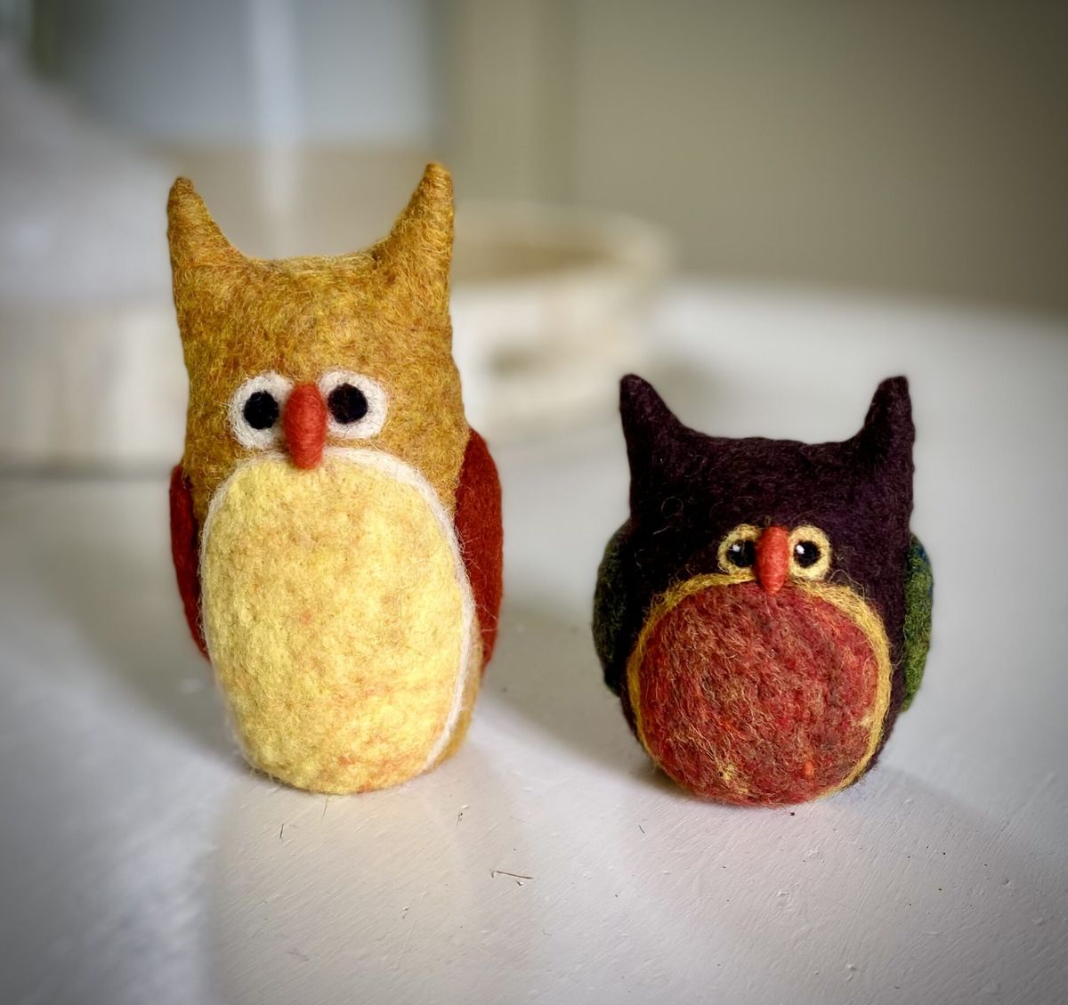 (SOLD OUT) Needle Felted Owls with Firefly Studios