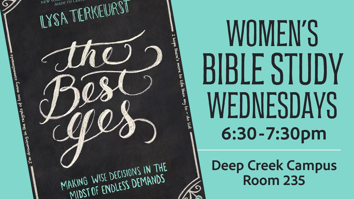 Ladies Wednesday Night Bible Study