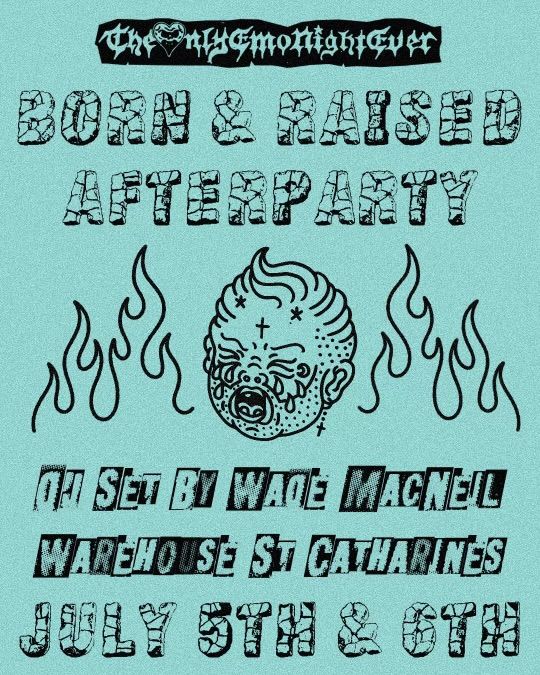 Born & Raised Afterparty: Emo Night with Wade MacNeil at Warehouse