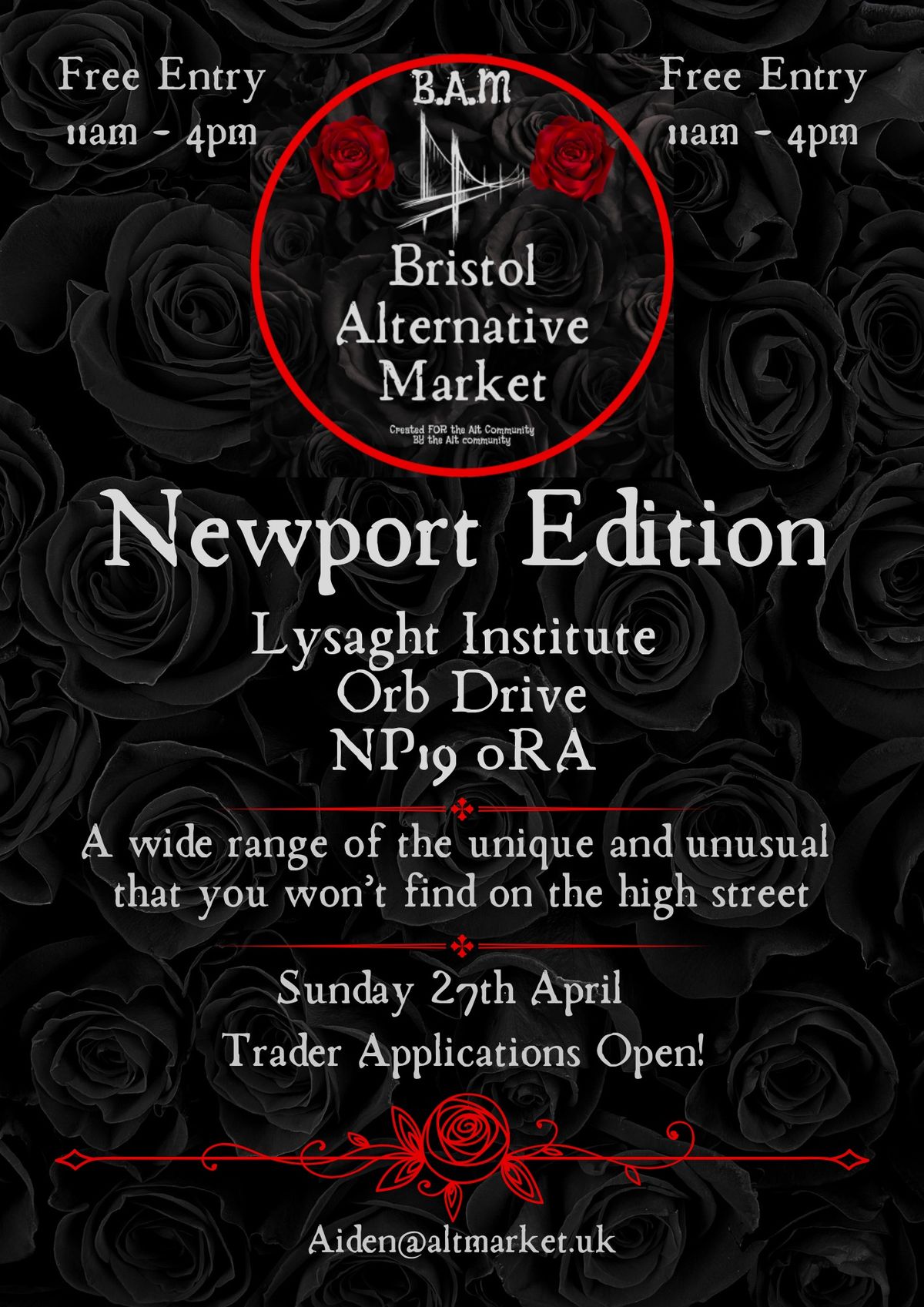 Newport Edition- Bristol Alternative Market! April!