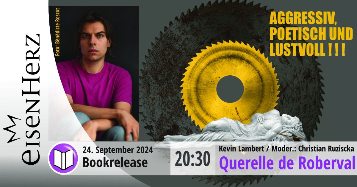 Bookrelease: Kevin Lambert "Querelle de Roberval"