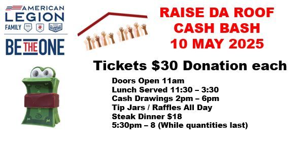 Raise da Roof Cash Bash