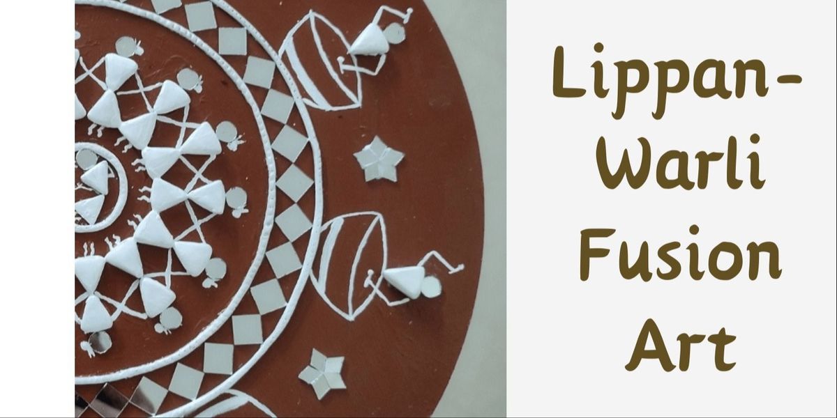 Online Lippan warli fusion art