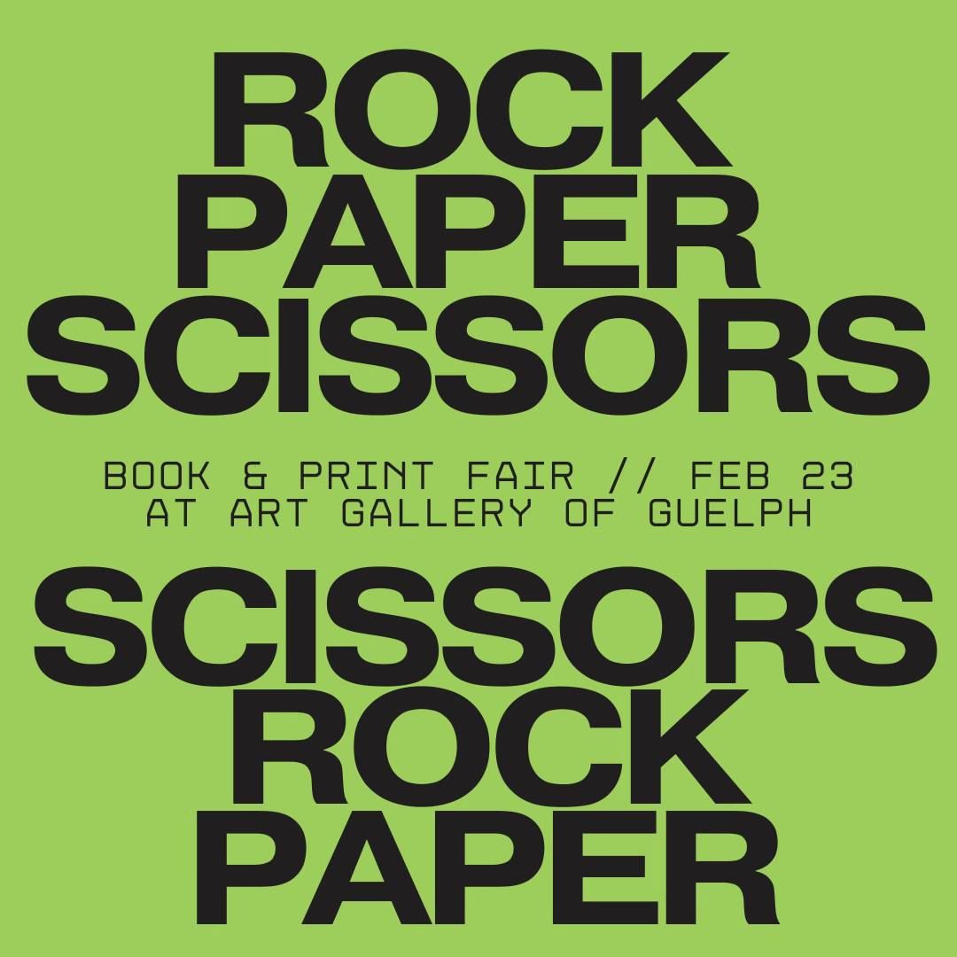 Rock Paper Scissors: Book & Print Fair