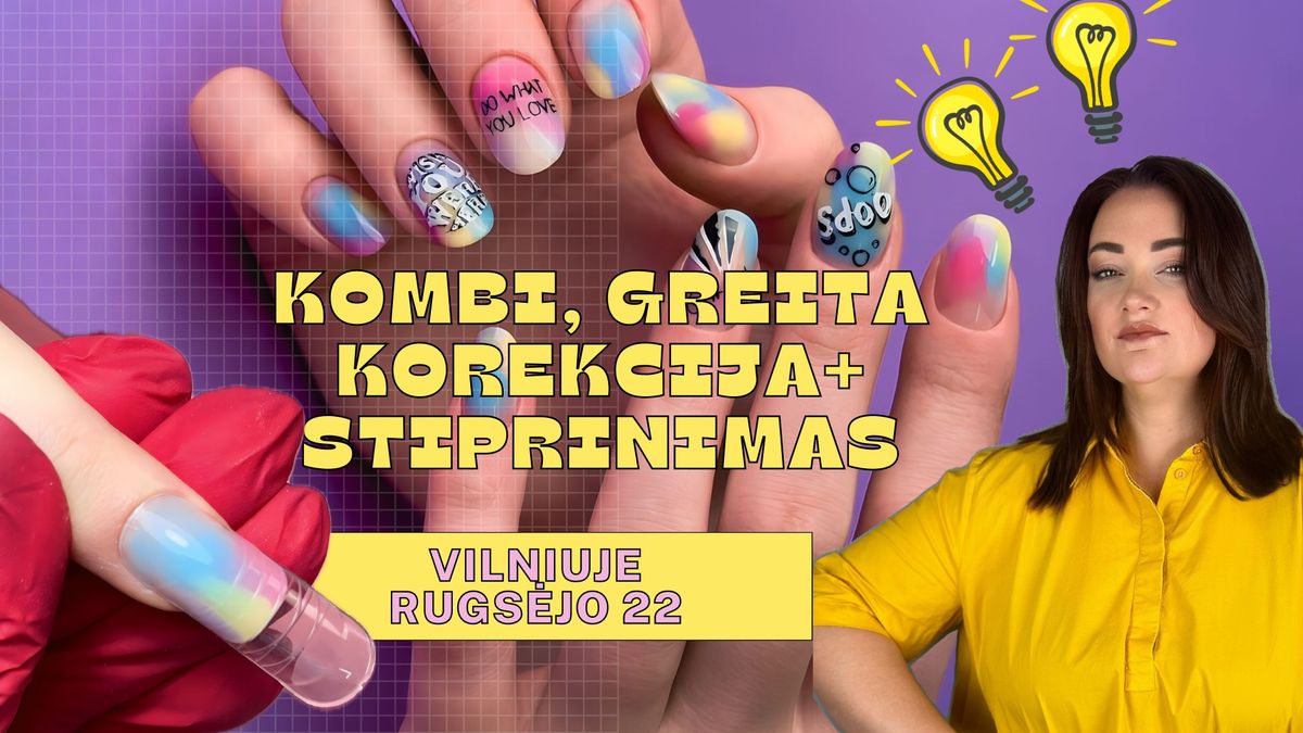 VIET\u0172 NEB\u0116RA - Kombi + Greita Korekcija\/Stiprinimas su VF - Vilnius