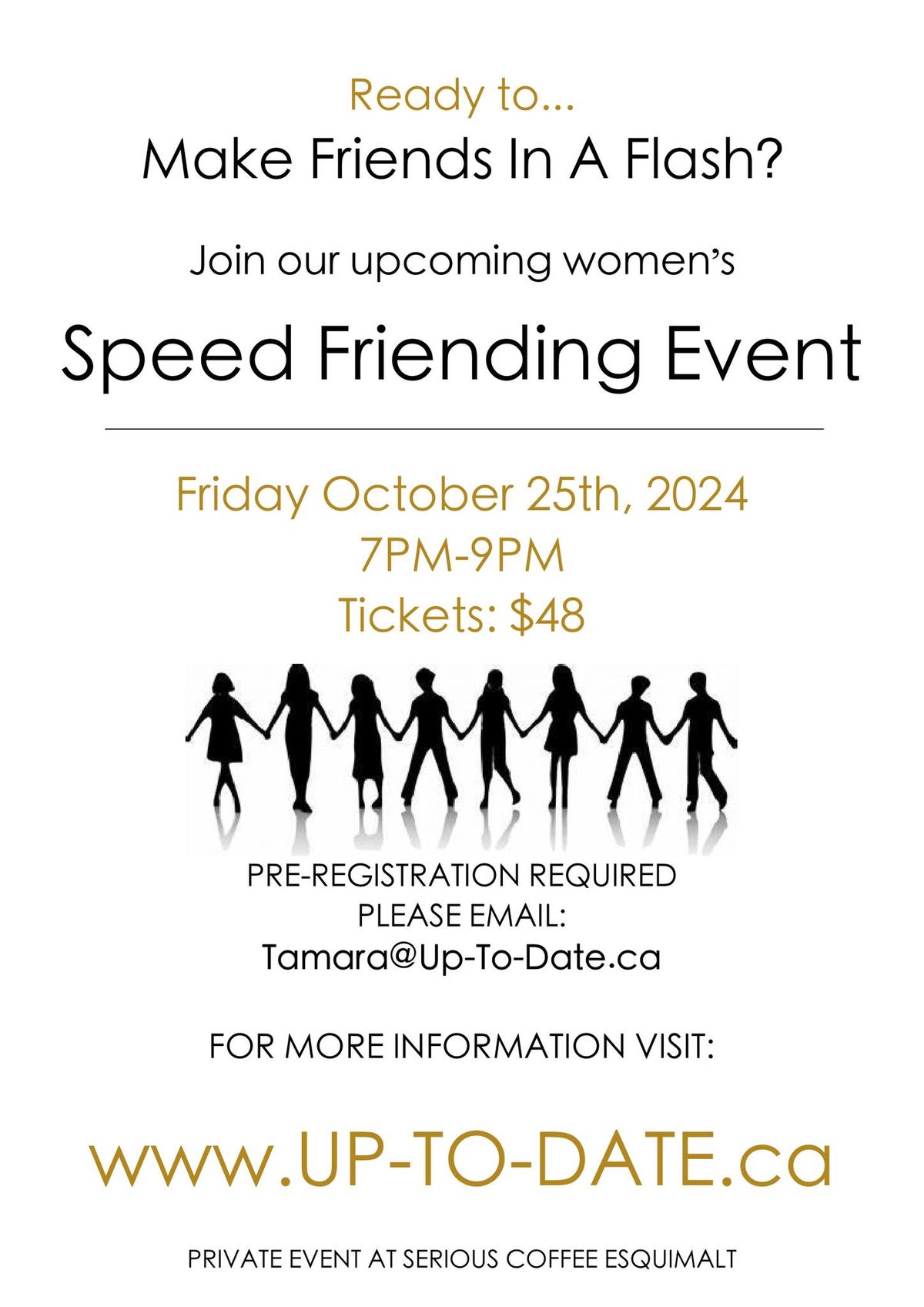 Speed Friending Event For Women