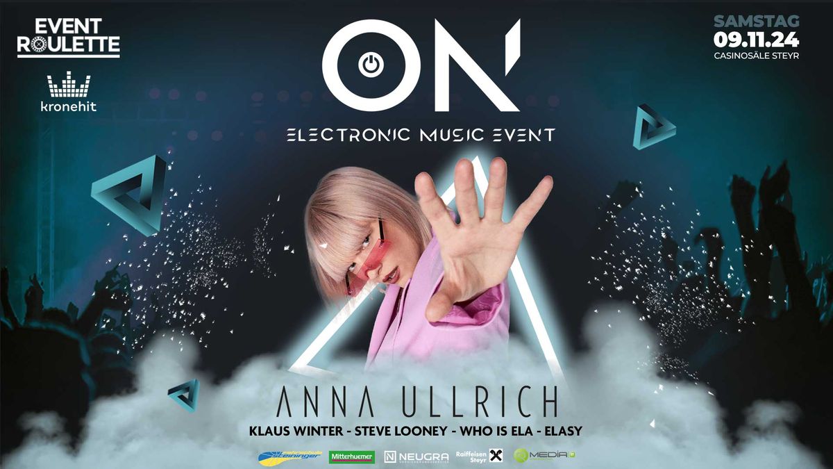 ON Techno Music Event mit ANNA ULLRICH\ud83d\udccd Casinos\u00e4le Steyr #EventRoulette