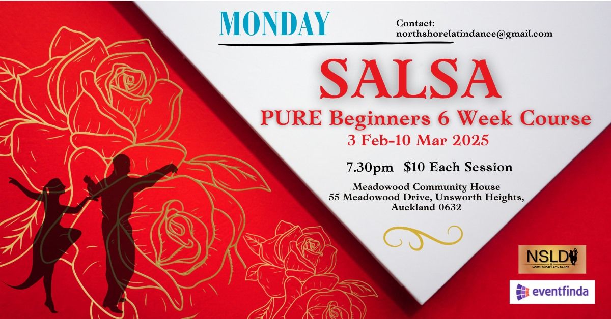 Monday PURE BEGINNERS SALSA 6 week course