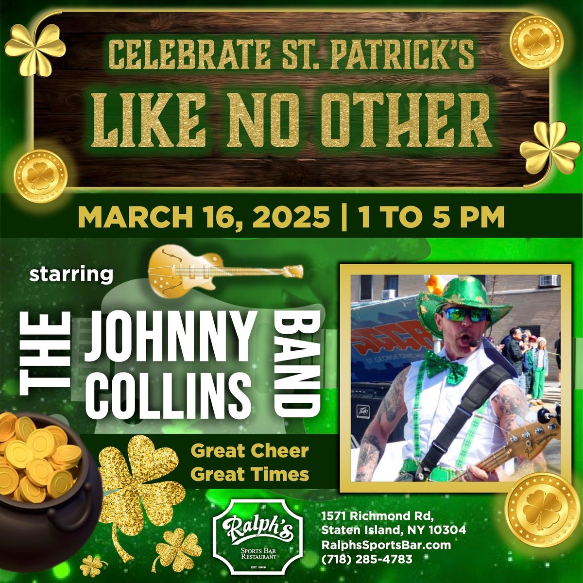 St. Patrick's Day LIKE NO OTHER with Johnny Collins \u2618\ufe0f 