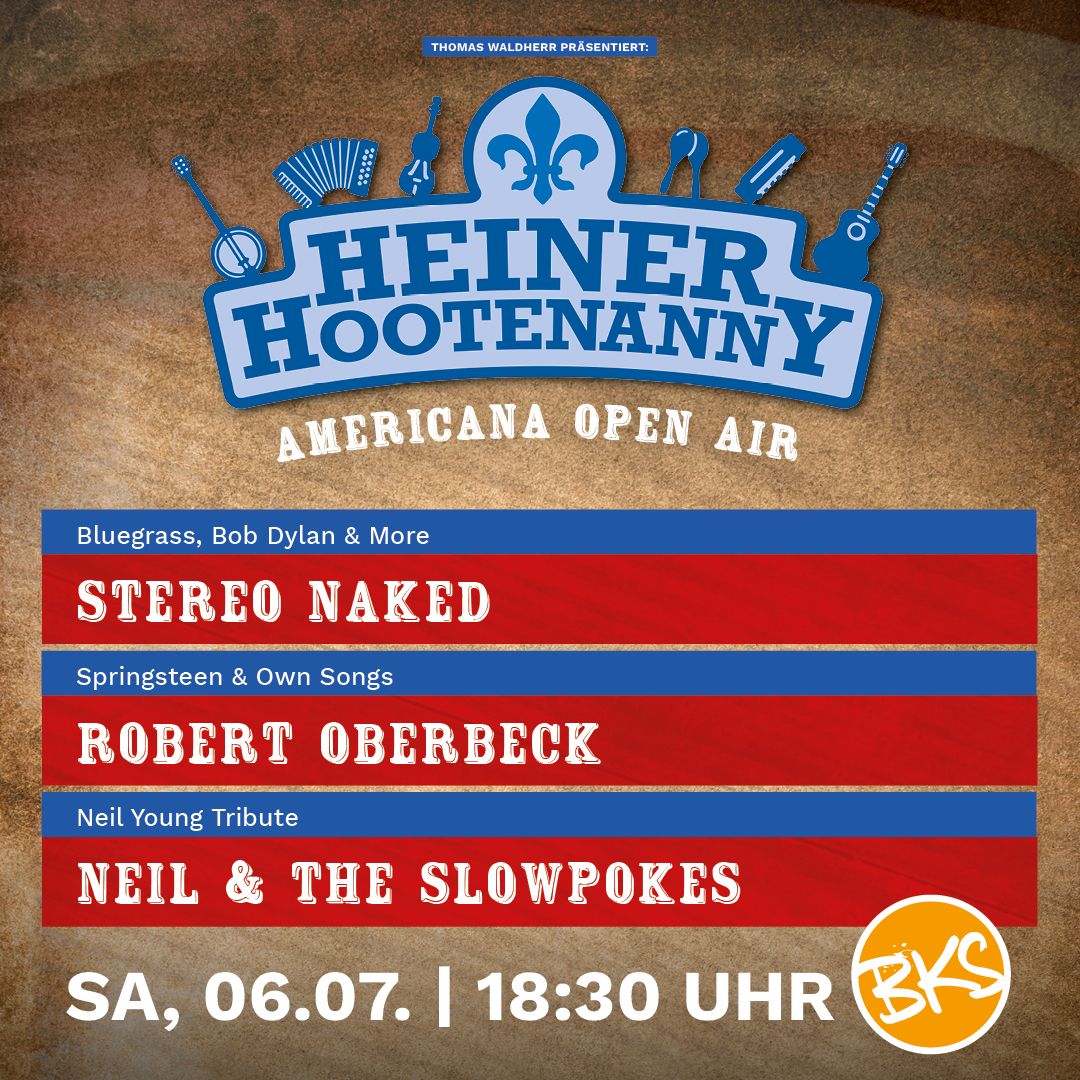 3. Heiner Hootenanny Americana Open Air - Folk, Rock & Bluegrass live