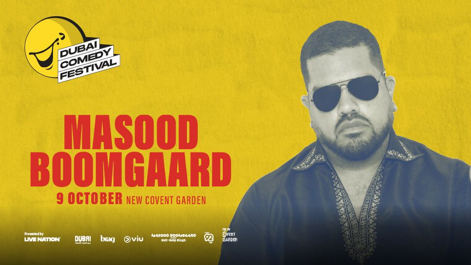 Masood Boomgaard Live at Dubai Comedy Festival