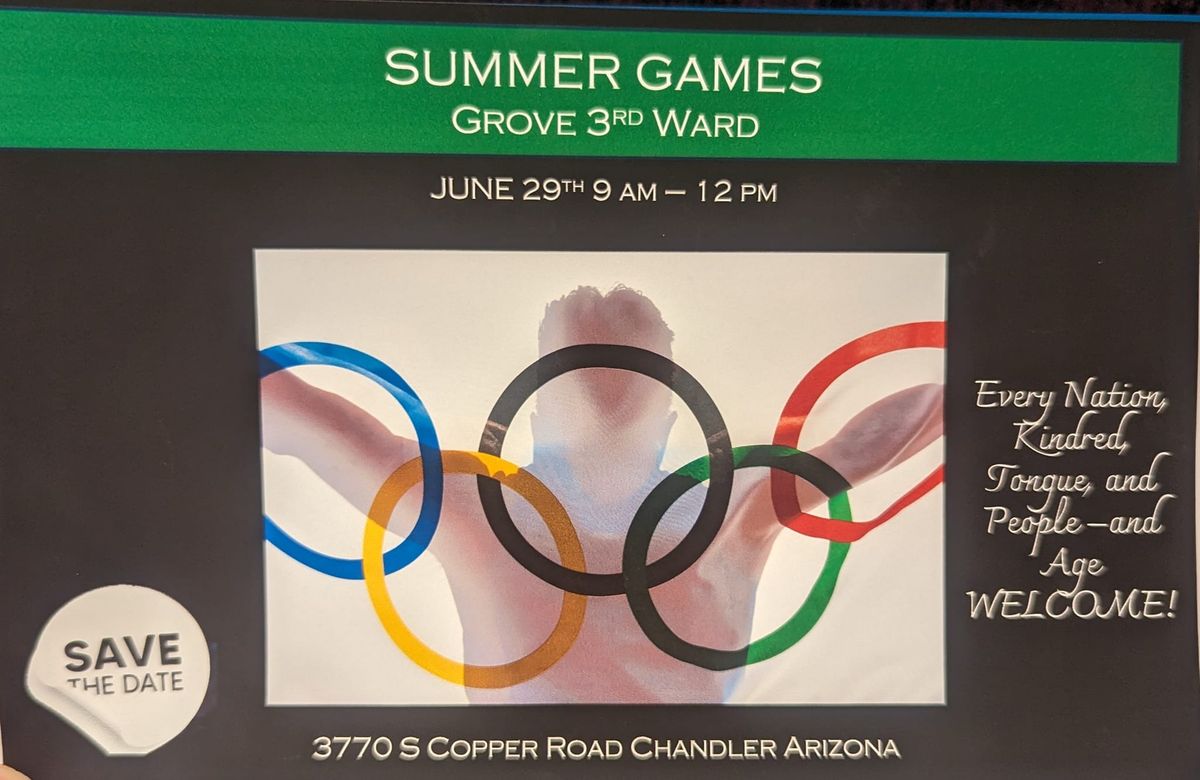Grove 3rd Summer Games