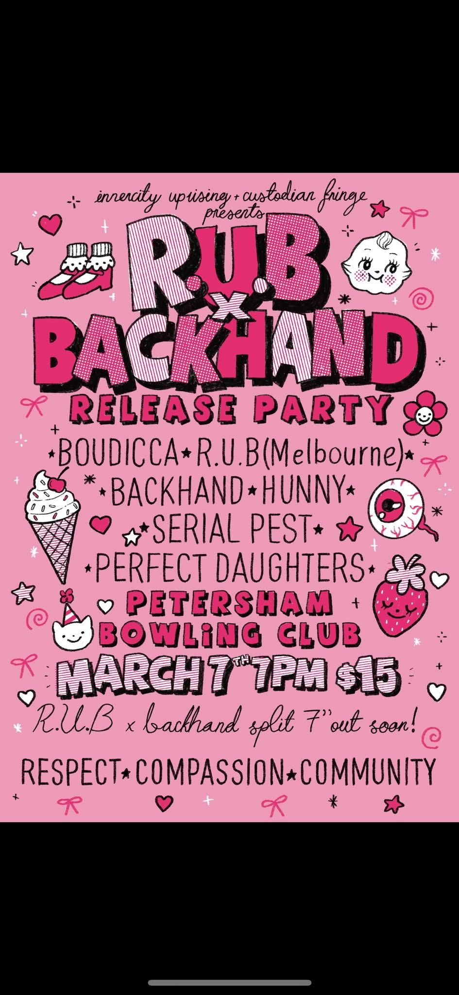 RUB X BACKHAND RELEASE PARTY