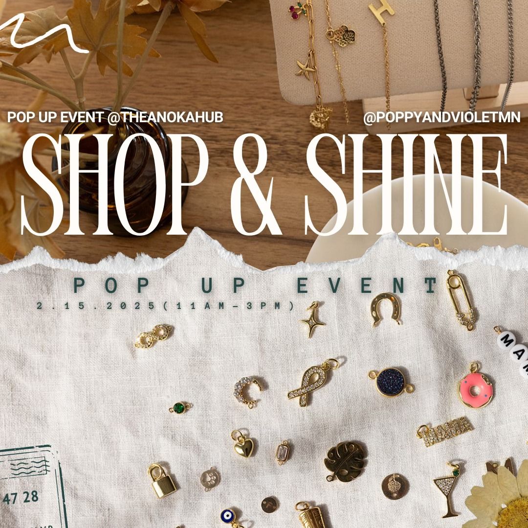 SHOP & SHINE EVENT - Poppy & Violet @theanokahub