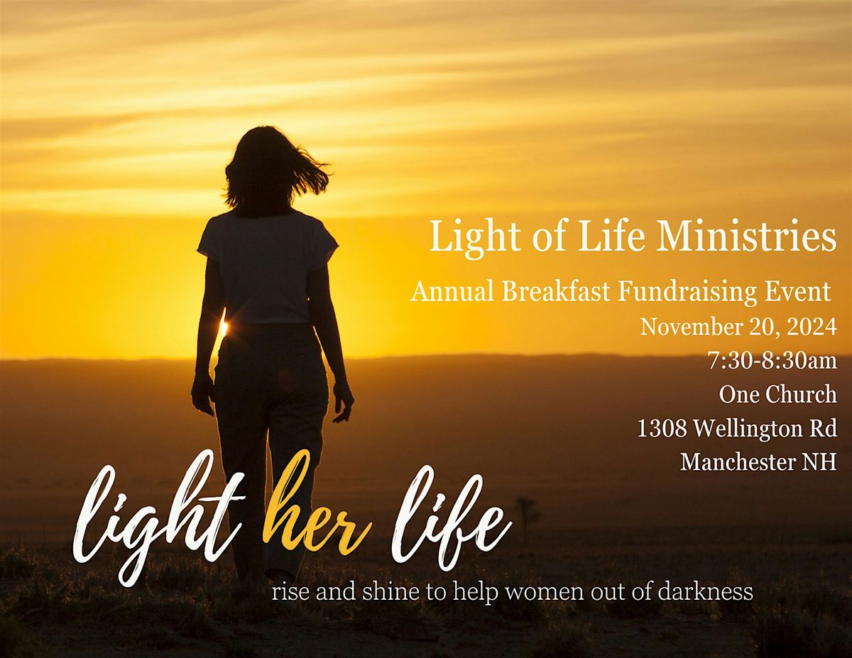 A fundraising breakfast event to support Light of Life Ministries